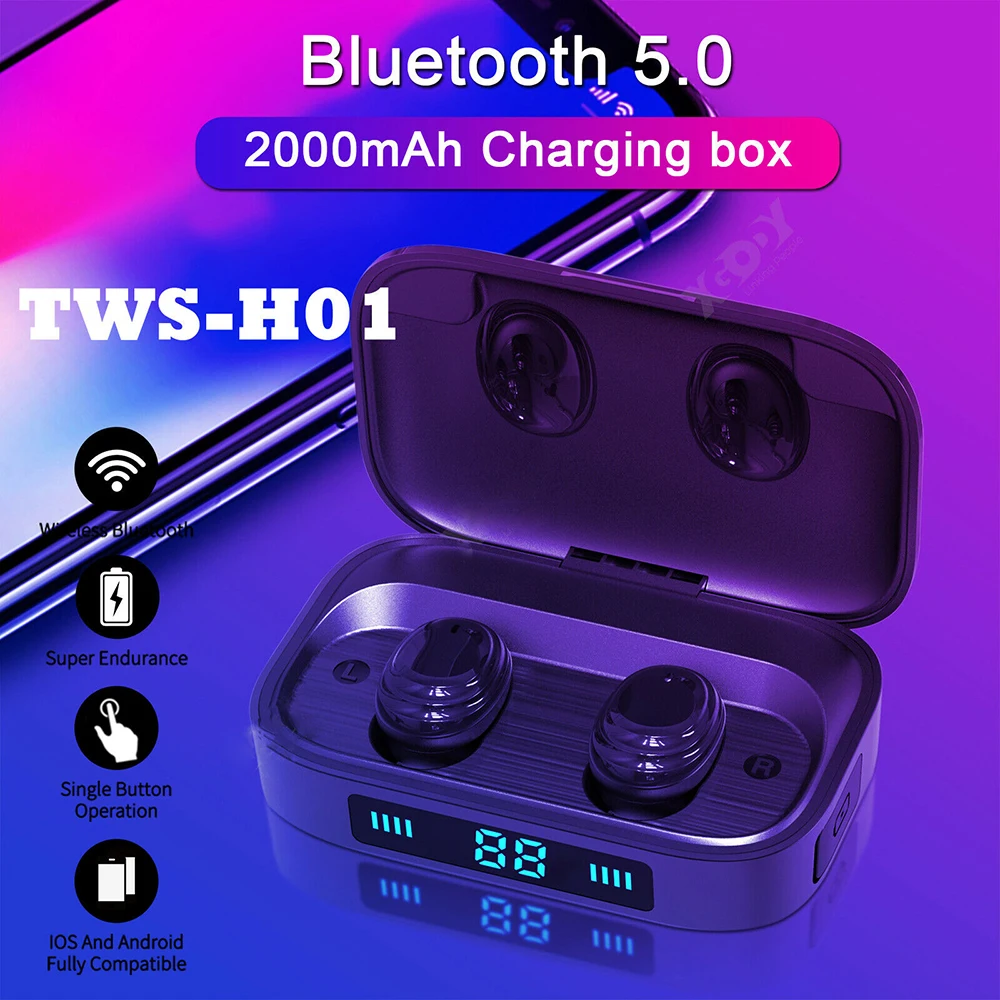 H10 беспроводные наушники Bluetooth 5 0 гарнитура TWS HIFI Качество звука мини спортивные