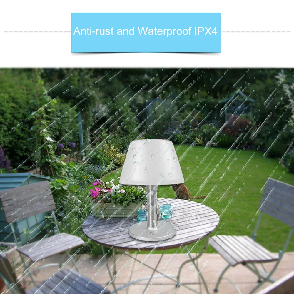 solar lights for backyard 10 Leds Solar Powered LED Table Lamp Waterproof Stainless Steel Reading Desk Lamp for Bar Home Night Lights Bedroom Outdoor solar pool lights