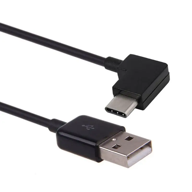 Кабель USB C к USB A, 6,56ft 90 градусов Тип C к USB 2,0 Шнур совместимый Google Pixel XL 2, LG G6 V20, Galaxy S9/S9+, 2 м черный