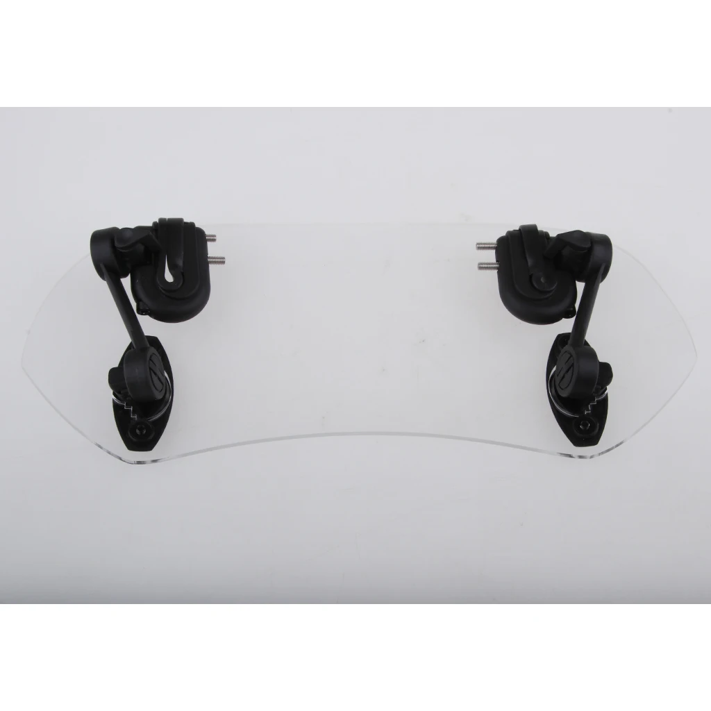 Motorcycle Adjustable Windshield Extension Spoiler Air Wind Deflector 280mm Motorcycle Adjustable Windshield Extension Spoiler Air Wind Deflector 280mm