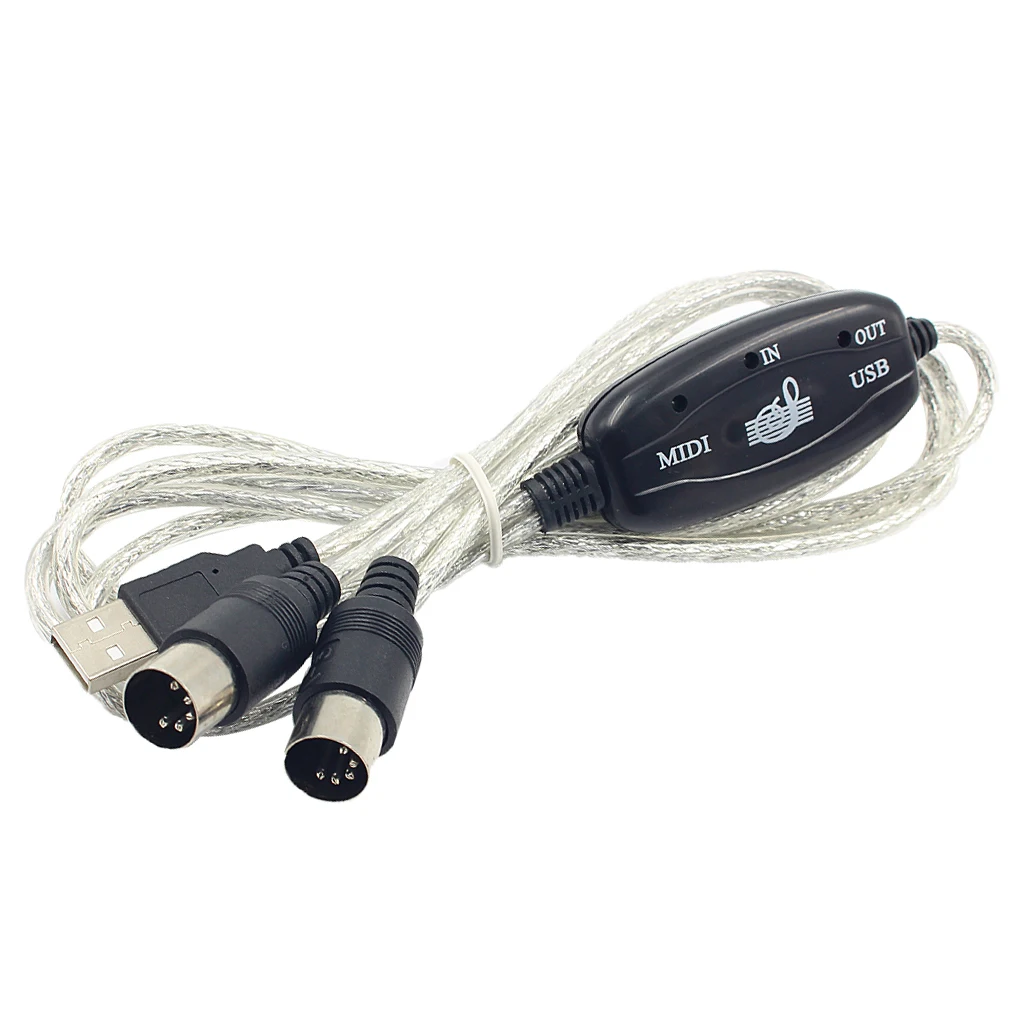 USB интерфейс в конвертер MIDI музыка клавиатура пианино для ПК ноутбук MIDI usb-переходник для Windows Mac