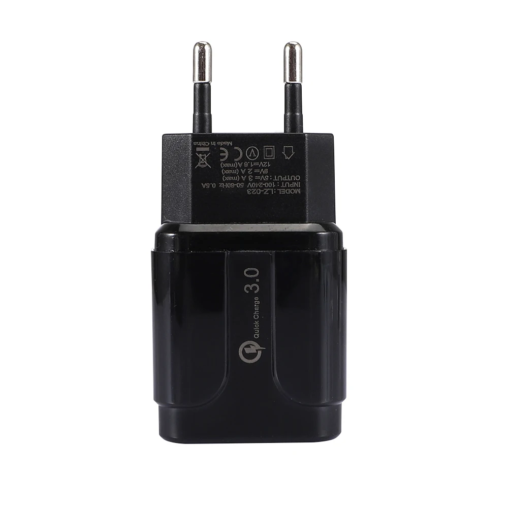 Один USB QC3.0 зарядное устройство для мобильного телефона Быстрая зарядка для путешествий умная зарядная головка для планшета Apple