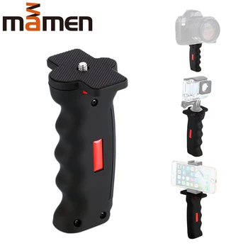 

MAMEN Handheld Handle Selfie Stick With 1/4" Screw&Phone Holder Grip For GoPro Camera Smartphones Photography Accessories