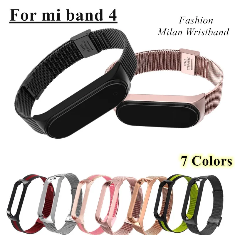 Mi band 3 металлический ремешок для Xiaomi mi 3 браслет Безвинтовой Xiaomi mi 3 браслет Correa Xio mi Band 3 браслет стальной