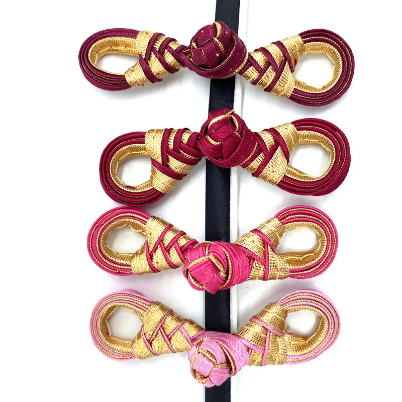 5 пар китайская застежка пуговицы узелковая полая форма ручная работа шитье Cheongsam