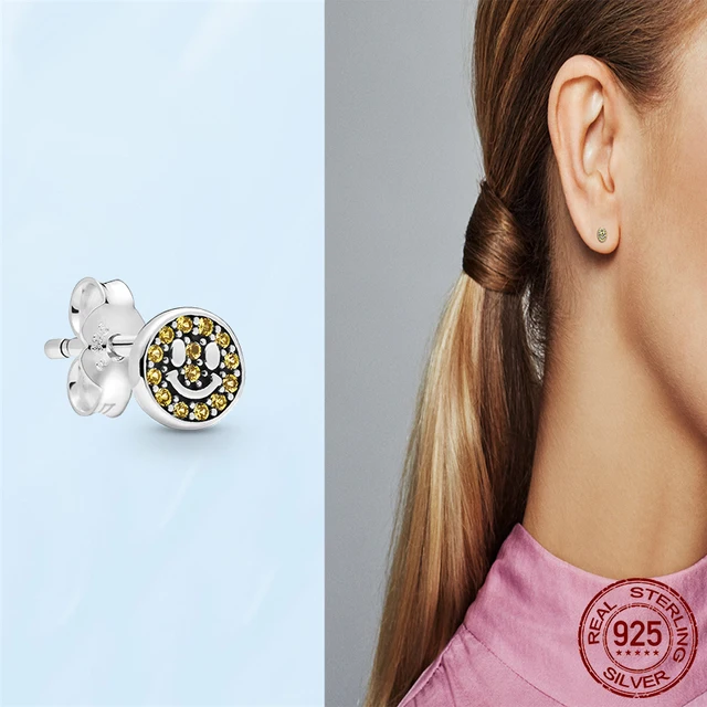 Silver Earrings Real 925 Sterling Silver Asymmetrical Heart Hoop Earrings for Women Fashion Silver Earring Jewelry Gift PAE026