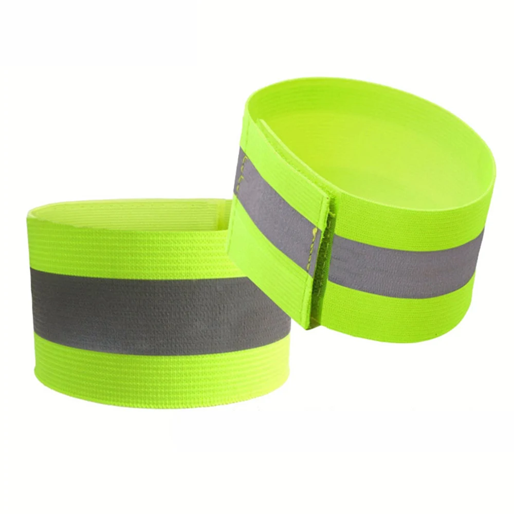 Reflective Cycling Arm Belt Outdoor Sports Night Safety Running Riding Armband Pants Leg Warning Strips Reflective Tape BC0130 (14)