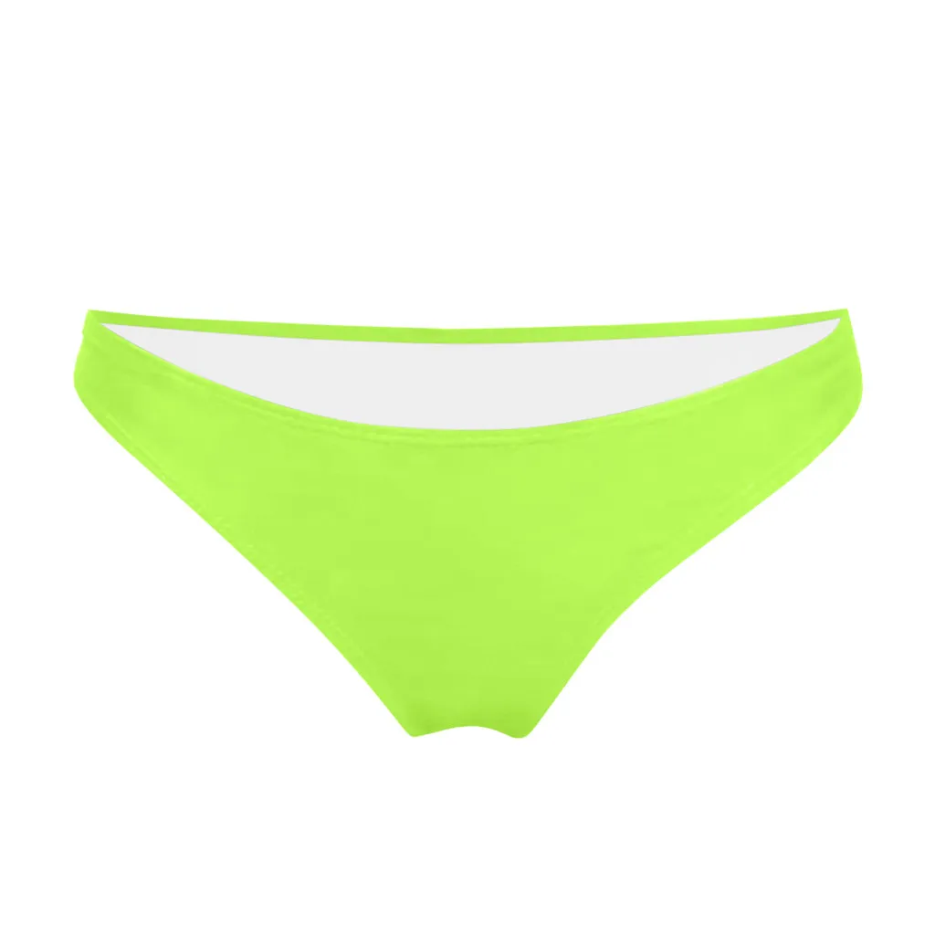 Swimming Thong Bikini Bottom Women Plus Size 6XL Swimwear 2020 New Sexy Shorts Pure Color Brazilian Beachwear Bathing Suit | Спорт и