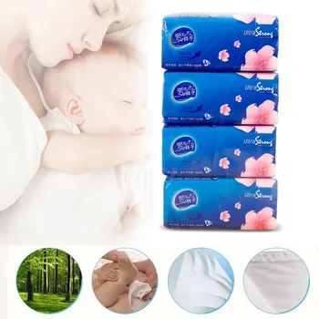 

4 Packs Pumping Toilet Tissue Paper Towels Tissue Paper Napkins Pumping Home Use Serwetki Papierowe Servilletas Tovaglioli Carta