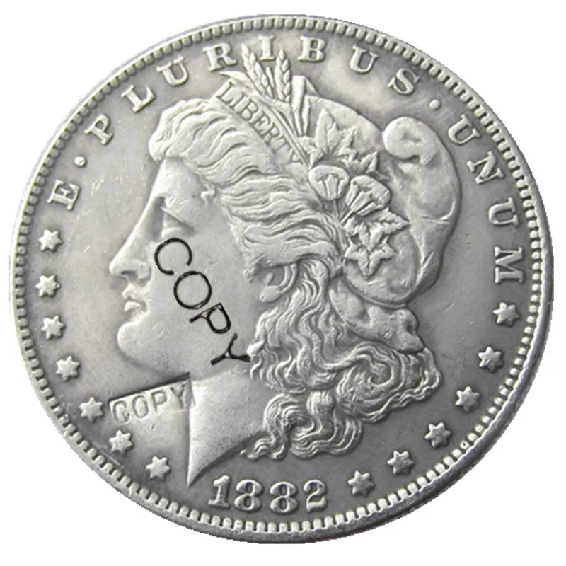 Американские монеты доллар Моргана 1878-1893-CC 13 шт Посеребренная копия декоративная монета