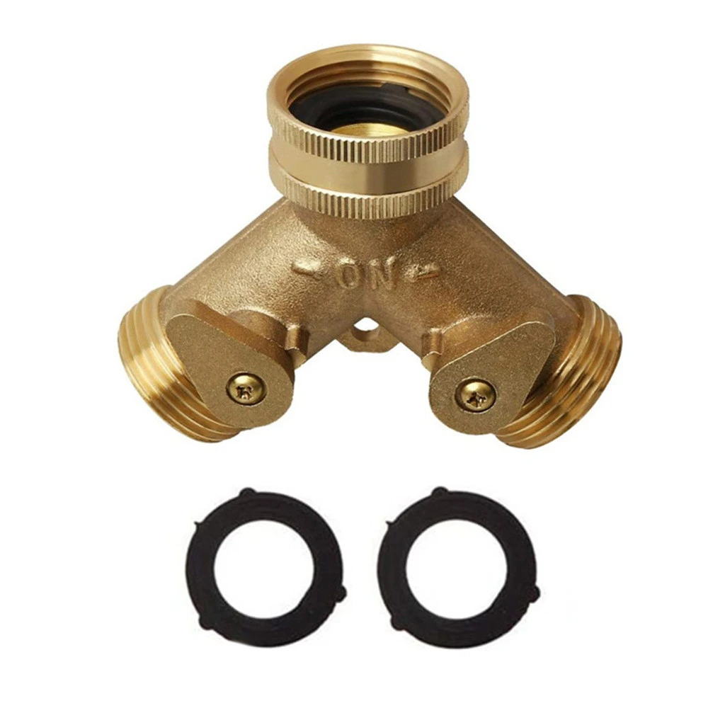 Fast Shipping 2 Way Brass Plastic Garden Hose Splitter Y Type Watering Connector Distributor For Outdoor Tap Faucet Splitter Garden Water Connectors Aliexpress