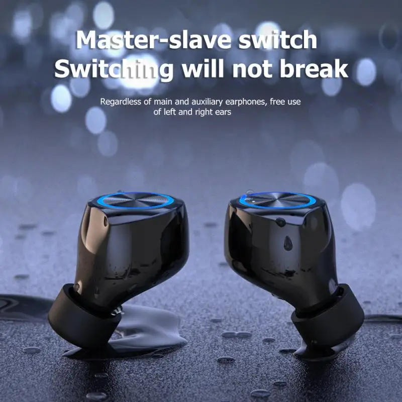 TWS Earbuds Earphone TW90 Wireless Bluetooth 5 0 LED Display Touch Control Headphone HiFi headset with microphone auto connect