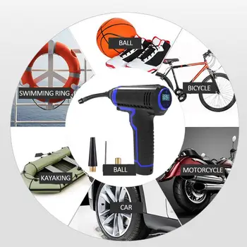 

Portable Wireless Digital LED Smart Car Air Compressor Pump 150 PSI Handheld Car Tire Inflator Electric Air Pump Repair Tools