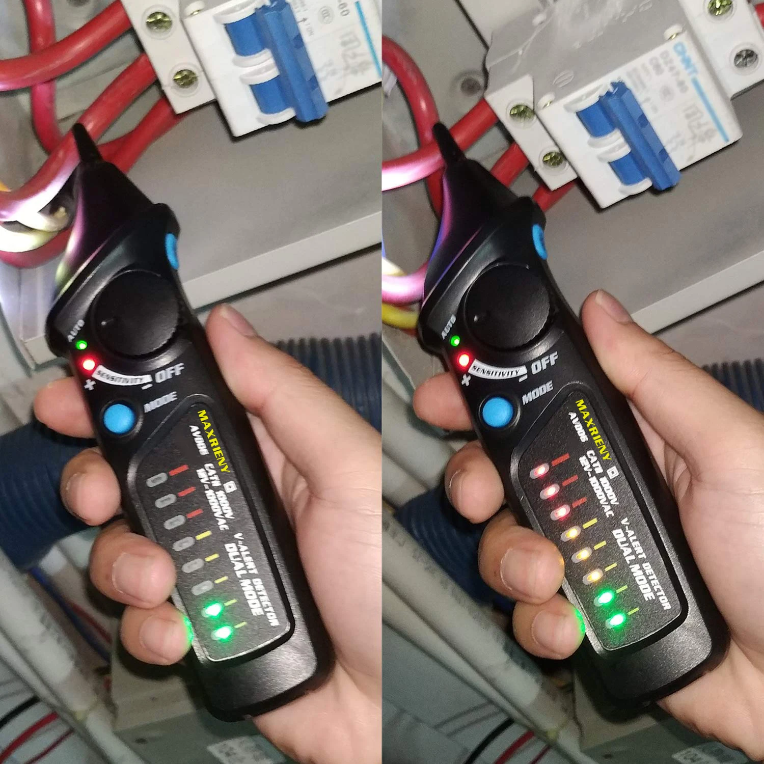 Анализатор линии комплект FWT82 двойной режим сетевой кабель трекер RJ45 RJ11 Ethernet LAN Tracer+ AVD06 детектор напряжения