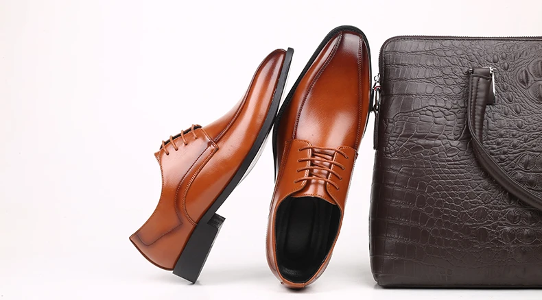 Размер 38-48, новые мужские модельные туфли в западном стиле кожаные туфли с острым носком в строгом стиле черные офисные свадебные мужские коричневые элегантные туфли