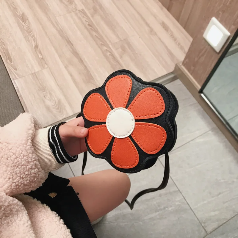 

Children Small Shoulder Bag 2019 New Style WOMEN'S Bag Sunflower Small round Bag Cartoon Cute Flower Princess E1tz2tqe4h