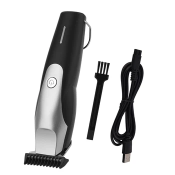 

Cordless T-Blade Hair Trimmer Stainless Steel Electric Hair Clipper Low Noise Hair Cutting Machine for Men Kids Quick Charge 31