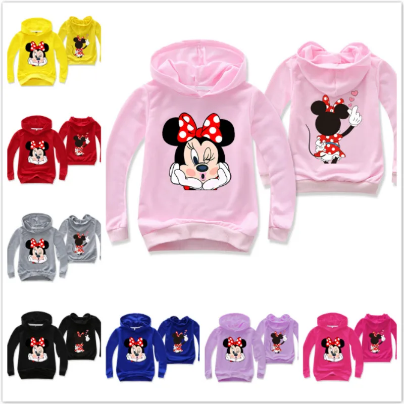 Big Deal Girl Tops Hoodies Sweatshirts Long-Sleeve Minnie Costumes Teenager Kids Boy Children R6qEnM0jZ