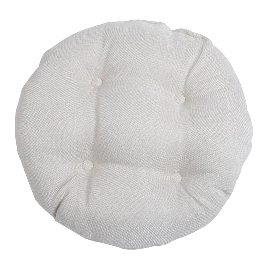 Comfy Floor Tatami Pillow For Kids Breathable Chair Seat Cushion, 30cm Dia.