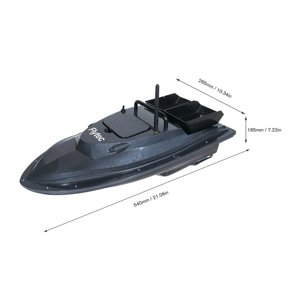 Flytec V007 RC Boats Fishing Nesting Fixed Speed Cruise Yaw Correction Ship Strong Wind Resistance LED Searchlight Outdoor Toys