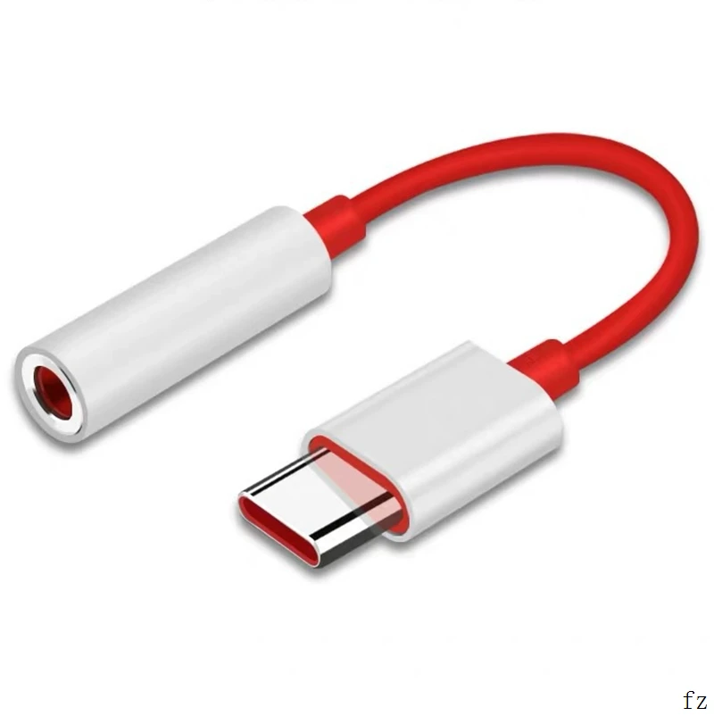100 шт. usb type C до 3,5 мм адаптер для наушников Aux аудио для One Plus 7 музыкальный конвертер Кабель