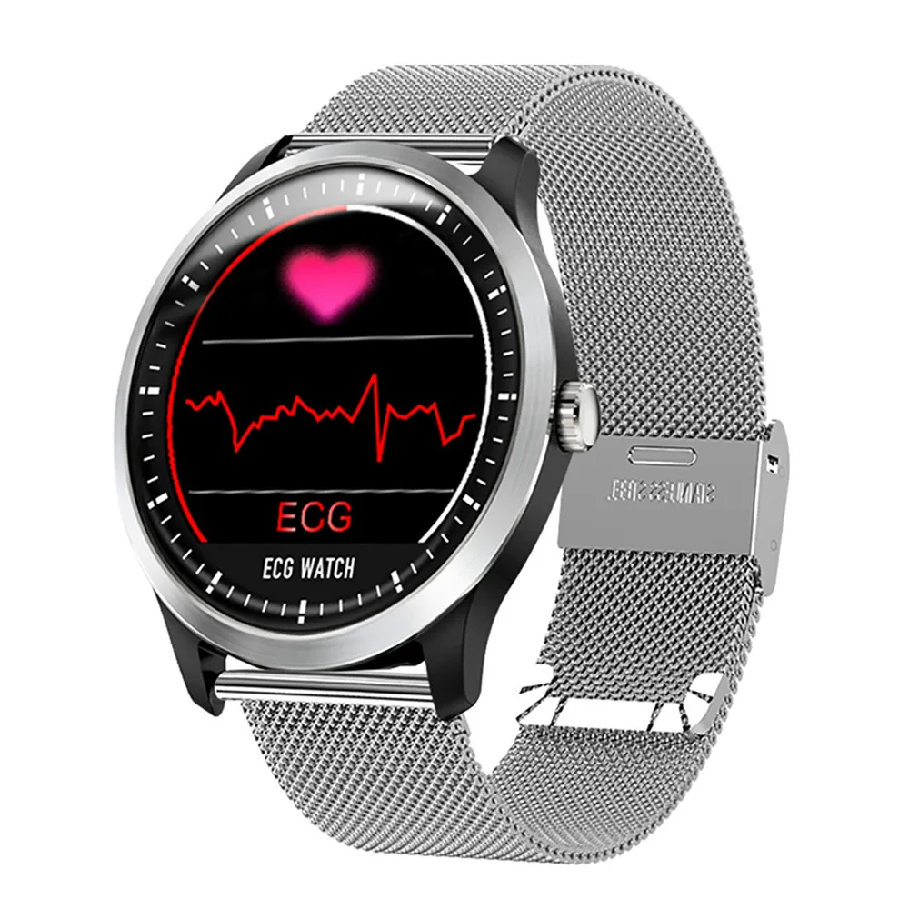 

N58 ECG PPG smart watch with electrocardiograph ecg display,holter ecg heart rate monitor blood pressure smartwatch