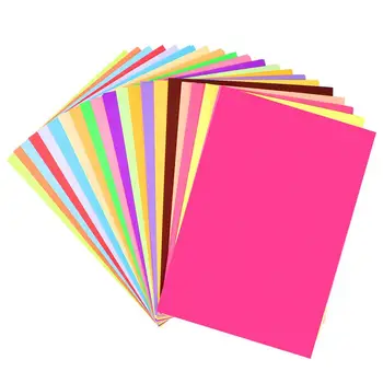 

100PCS Hand Craft Paper Practical Colored A4 Size Paper for Students Children