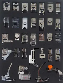 

32pcs/Set Domestic Multifunctional Sewing Machine Presser Feet Set for Brother Singer Toyota DNJ998