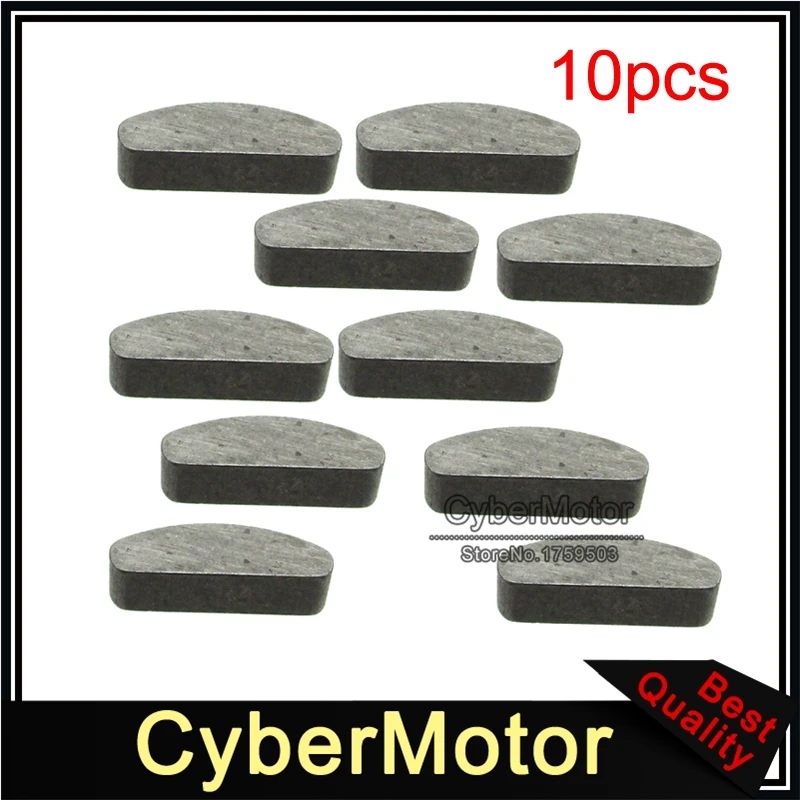 10pcs Тайминг Woodruff ключ локатор для питбайк Кривошип маховик - Цвет: 10pcs