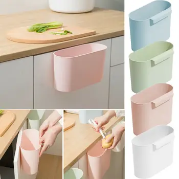 

Wall Mounted Waste Bin Kitchen&Bedroom&Office Cabinet Door Hanging Trash Can Bin