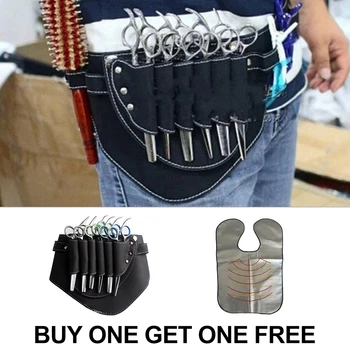 

Buy One Get One Free Salon Buy Barber Scissors Bag Get Professional Barber Waterproof Hair Coloring Shawl Cape Free