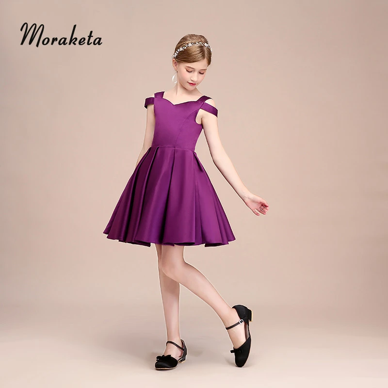 junior bridesmaid dresses knee length
