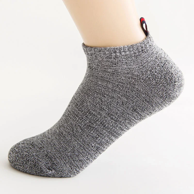 Women gray Женские и мужские носки-тапочки, 1 пара, хлопковые Компрессионные носки для бега, профессионального баскетбола, велоспорта, пеших прогулок, спортивных носков - Цвет: Women gray