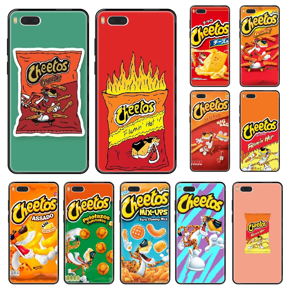 Горячие Cheetos чехол для телефона Xiaomi Redmi Mi 3 5 6 8 9 A1 2 Max3 Mix2 X SE Lite рro черный силиконовый
