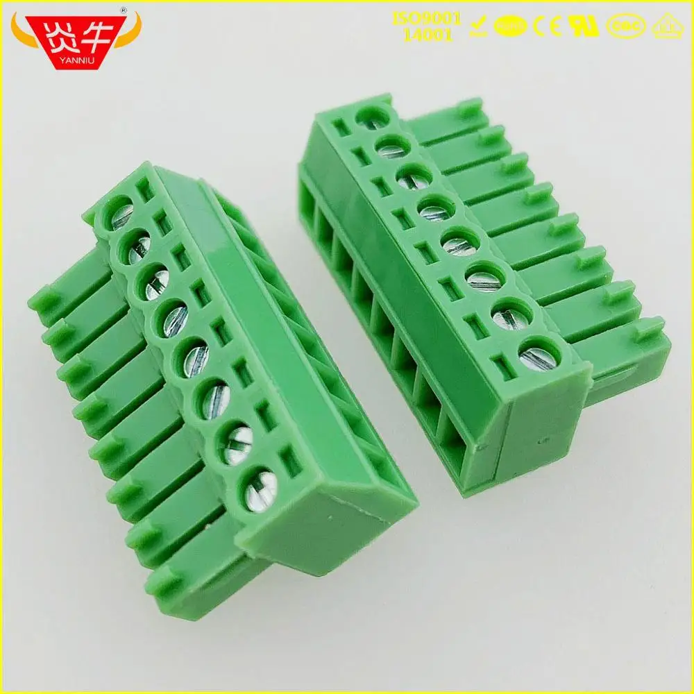 Автомобильная Клеммная колодка KF2EDGK 3 5 2P ~ 12P PCB PLUG IN 15edgk мм 2PIN 12PIN MC 1 5/ 2 ST 1840366 PHOENIX