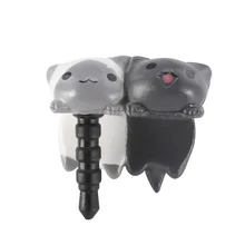 Наушники, пылезащитная крышка, заглушка, милые животные, сырные кошки, 3,5 мм, грязеотталкивающий разъем для наушников, переходник для телефона, заглушка для Iphone