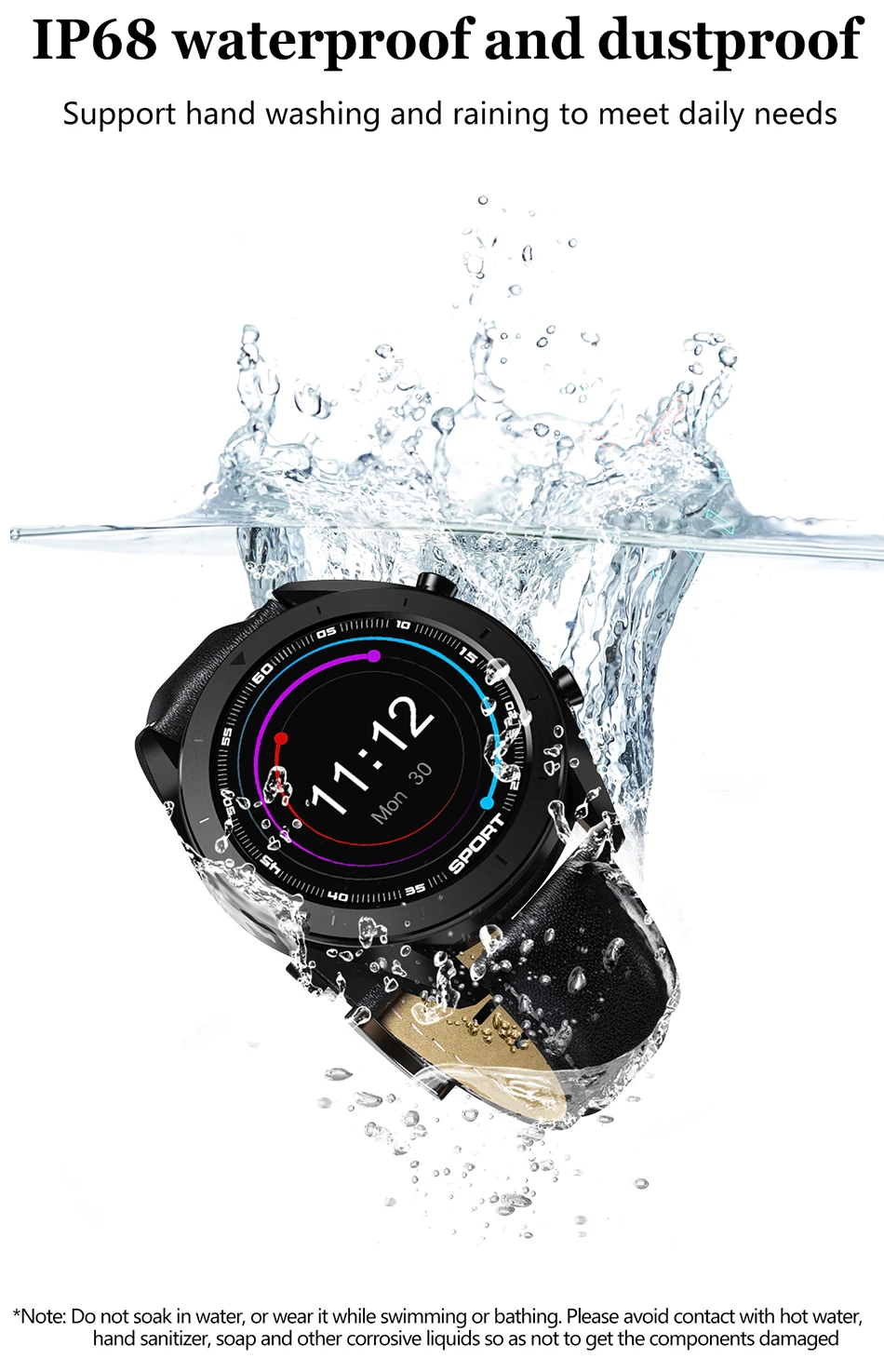 Timewolf кровяное давление, умные часы ЭКГ монитор для мужчин полный Roud Smartwatch Android водонепроницаемые Смарт-часы для мужчин для IOS телефона