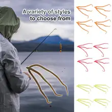

50% Discounts Hot! 4Pcs 12cm 5.3g Fishing Lure Bionic Attractive Silicone Sharp Squid Jigging Bait for Angling