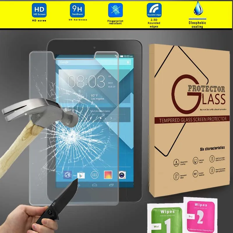 KK& LL для Alcatel OneTouch POP 7/7 S-Tablet защита экрана из закаленного стекла 9H прозрачная пленка с розничной упаковкой