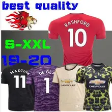 19 20 Юнайтед футбол Джерси LINGARD RASHFORD боевые POGBA ALEXIS FRED взрослые Джерси LUKAKU Юнайтед рубашка