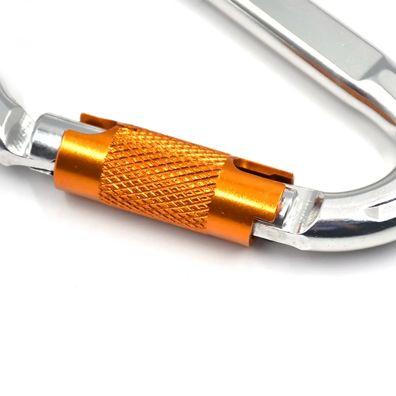 Aviation Aluminum Carabiner Automatic Locking 25KN Rock Climbing D-Shape Buckle for Yoga Hammock Camping Hiking Outdoor Sports Aviation Aluminum Carabiner Automatic Locking 25KN Rock Climbing D-Shape Buckle for Yoga Hammock Camping Hiking Outdoor Sports