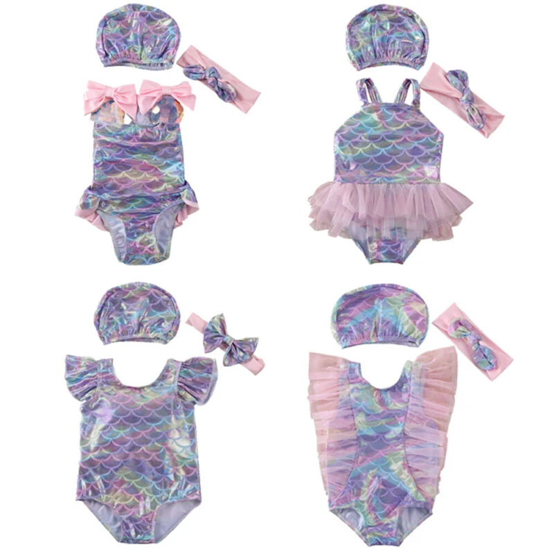 mermaid print swimsuit