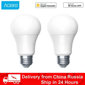 

Wholesale Aqara 9W E27 2700K-6500K 806lum Smart White Color LED Bulb Light Work with Home Kit and MI Home App Smart Lamp