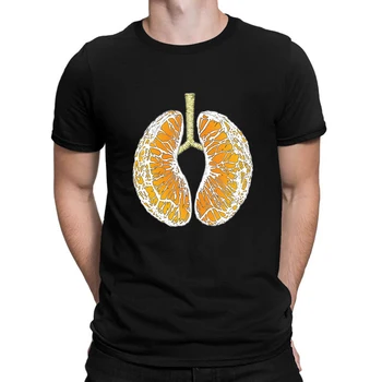 

Citrus Lungs By Nikitakorenkov Streetwear T Shirt Men Summer Print T Shirt Boy Short Sleeve With White Color Fashion Top T-Shirt