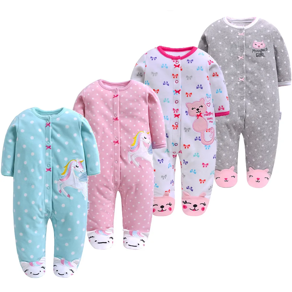 baby girl fleece jumpsuit