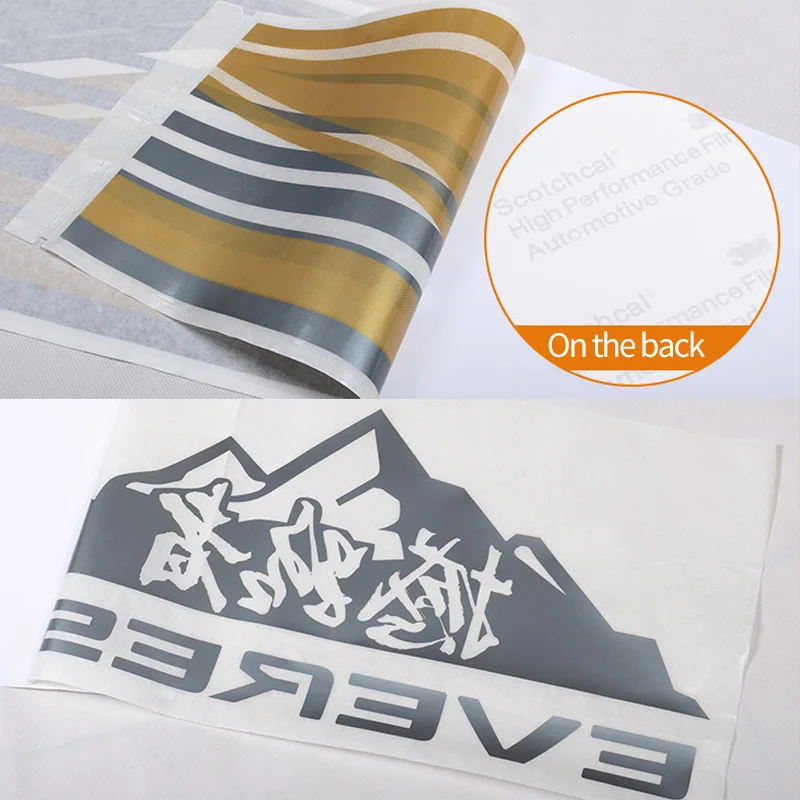 Car sticker Car side skirt applique Car body drawing Styling AutoDecal Car Side Stripes Car body drawing For Ford Everest