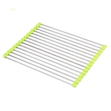 ПВХ нержавеющая сталь овощей и фруктов Сушилка Подставка для кухонной раковины большие Многофункциональные кухонные инструменты