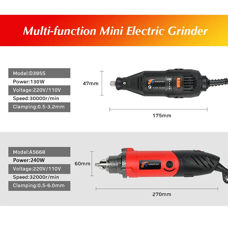Mini Electric Grinder Variable Speed Mini Dremel