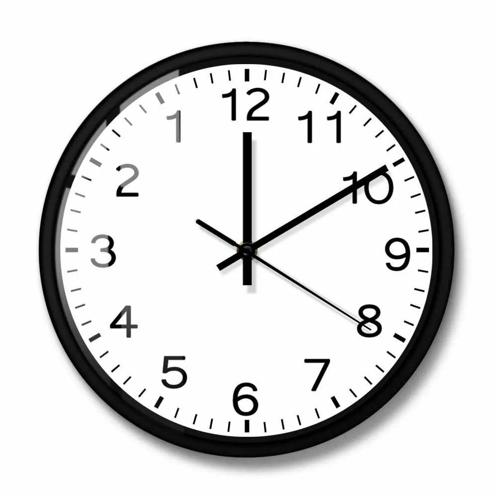 Modern Design Run Backwards Quiet Sweep Clock Anticlockwise Reverse Anti Wall Clock Home Decor Timepieces Run Counter Wall Watch 