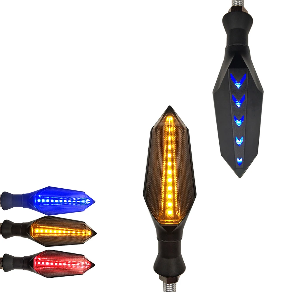 

Motorcycle LED Turn Signal Lamp Sequential Flowing Flash Indicator Lights For Honda ZX10R ZX12R ZX6R ZX14R Z1000SX Z750 Z1000